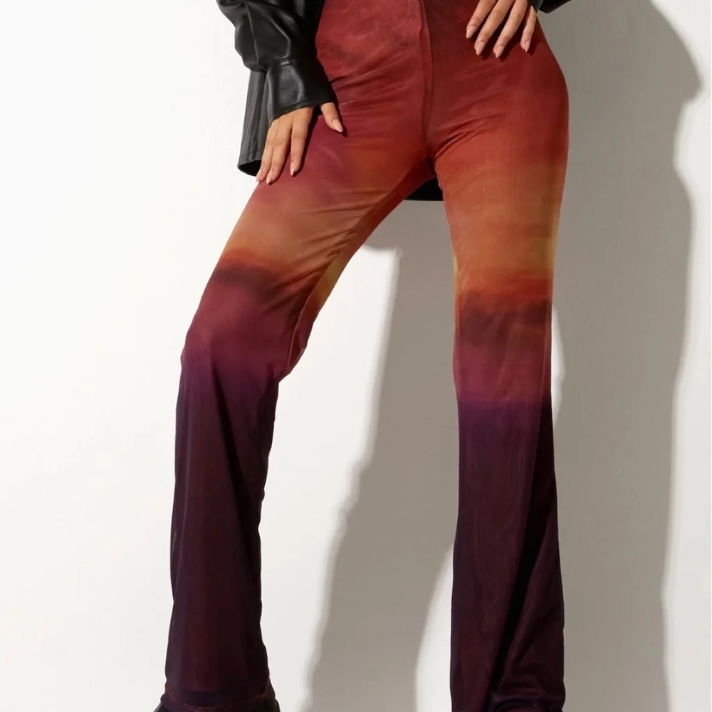 Motel rocks sunset flared pants